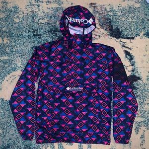 Columbia hooded pullover jacket